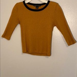Long sleeve orange blouse